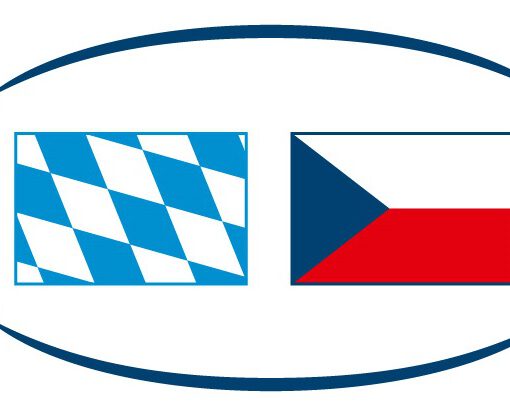 Flaggen Bayern und Tschechien