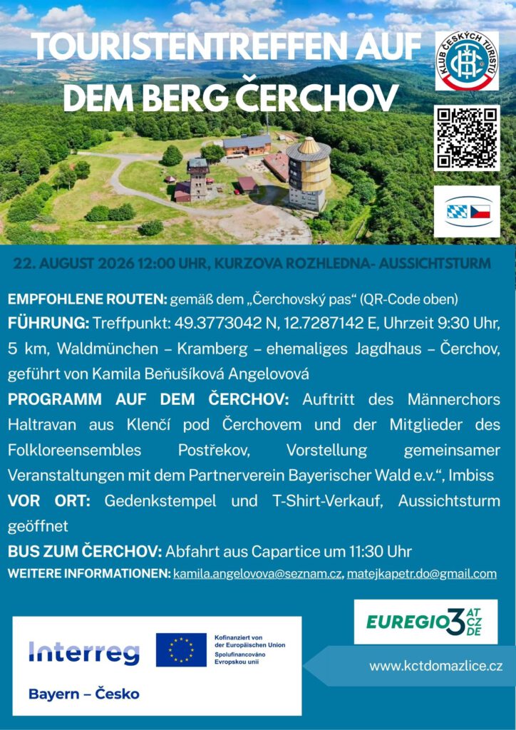Einladung zum Touristentreffen auf dem Berg Cerchove